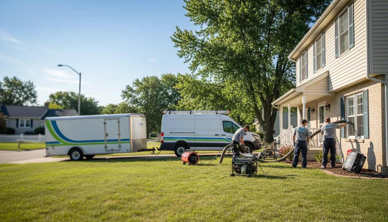 Flooded Basement Restoration And Cleanup With Repair in Dousman, WI near me